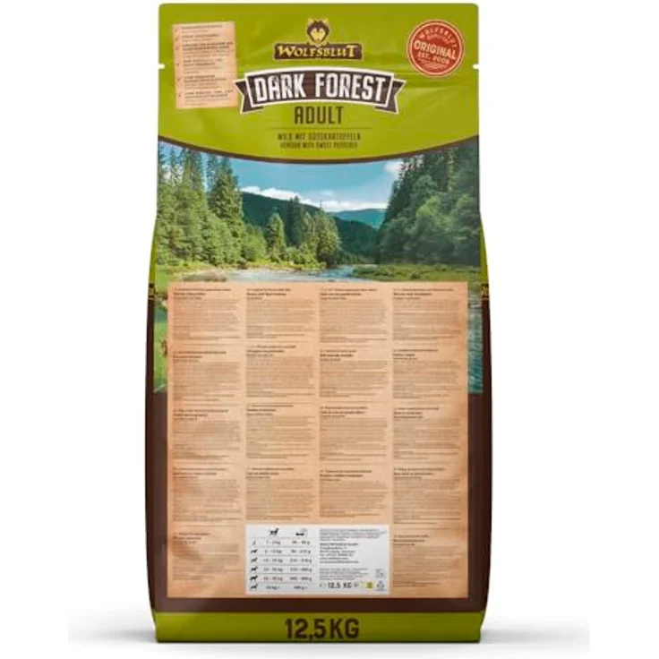 Wolfsblut Dark Forest Adult, Getreidefreies Hunde-Trockenfutter mit Wildfleisch und Superfoods, 12,5 kg – Bild 8