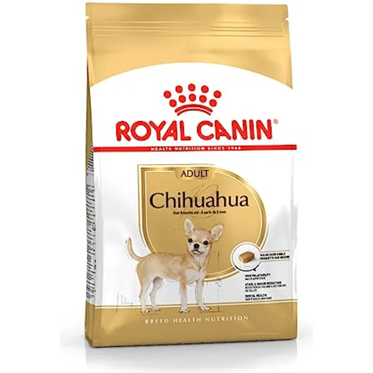 Royal Canin Chihuahua Adult 500 g, Trockenfutter für ausgewachsene Chihuahuas mit optimaler Stuhlqualität und Zahngesundheit