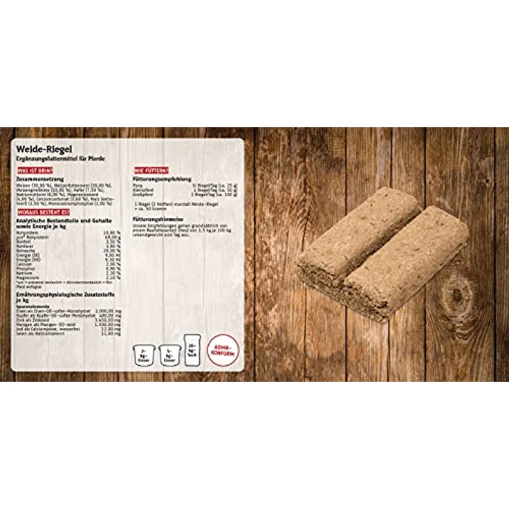 marstall Premium-Pferdefutter Weide-Riegel - saisonal, 20 kg Packung – Bild 2