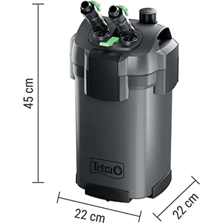 Tetra Aquarium Außenfilter EX 1000 Plus, leistungsstarker Filter für Aquarien bis 300 L, energieeffizient und leise mit Schnellverschlussventil – Bild 4