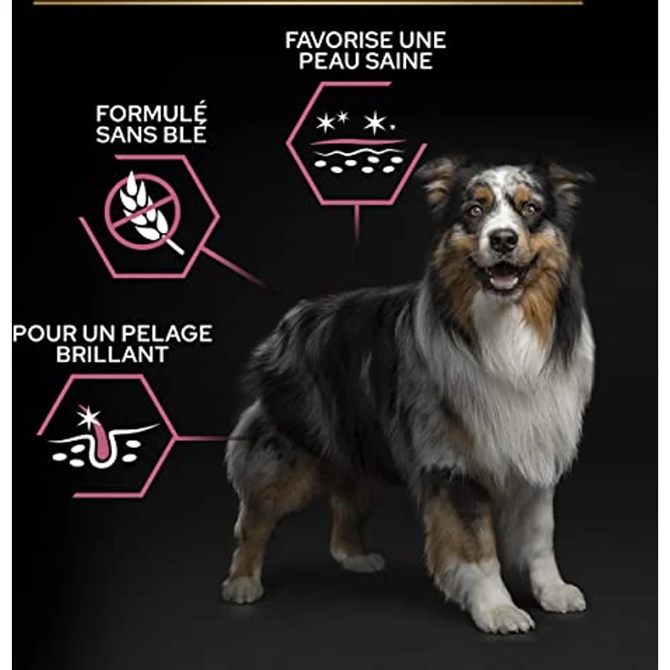 Pro Plan PRO PLAN Adult Medium Sensitive Skin, Hundefutter für ausgewachsene Hunde mit sensitiver Haut, 7 kg, weizenfrei – Bild 6