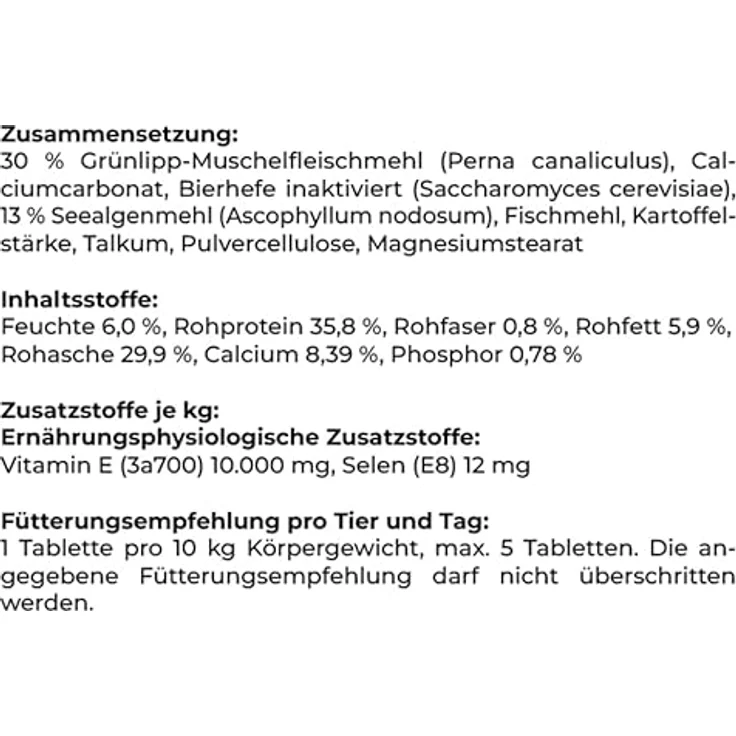 Canina Petvital Gag Tabletten, Nahrungsergänzung zur Unterstützung des Bewegungsapparates, 180 Stück (1 x 0.18 kg) – Bild 3