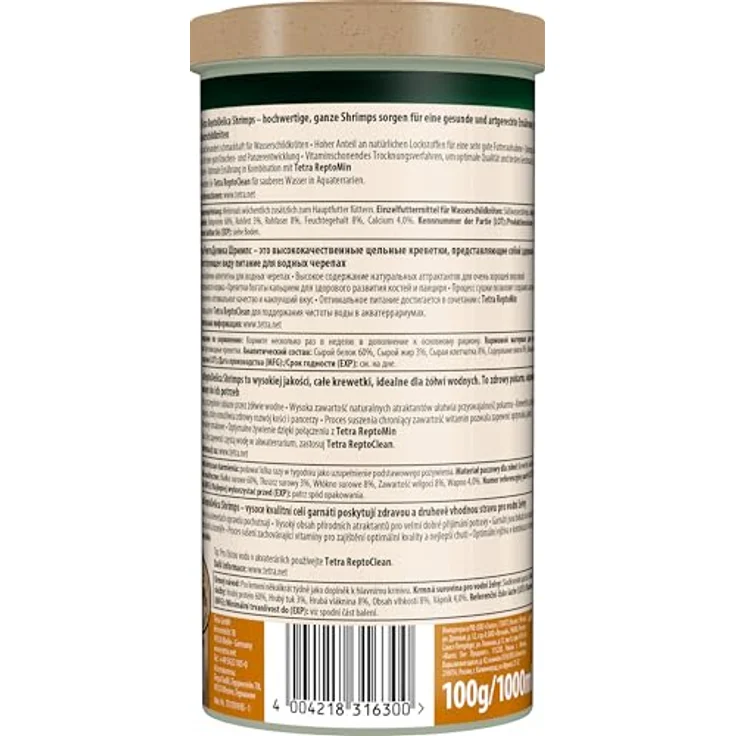 Tetra Gammarus 1l, Terrarienfutter aus sorgfältig getrocknetem Naturfutter für optimale Qualität und Verträglichkeit – Bild 10