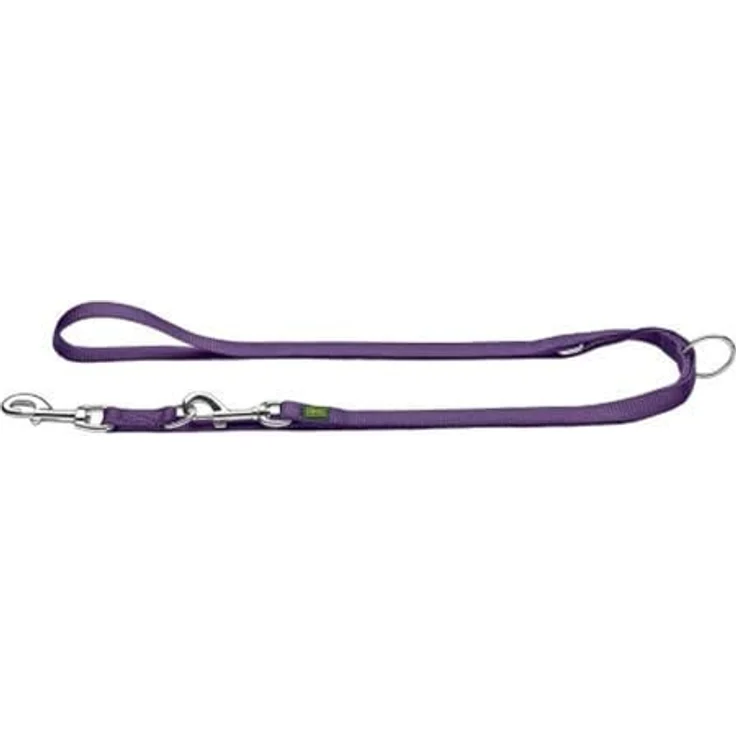 Hunter Hunde-Leine verstellbar Nylon petrol 15-200 – Bild 4