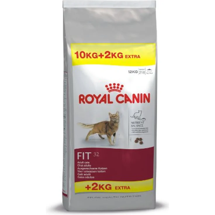 Royal Canin Feline Fit 32, Katzen-Trockenfutter für ideales Gewicht, 12 kg (10 + 2 kg gratis) – Bild 1