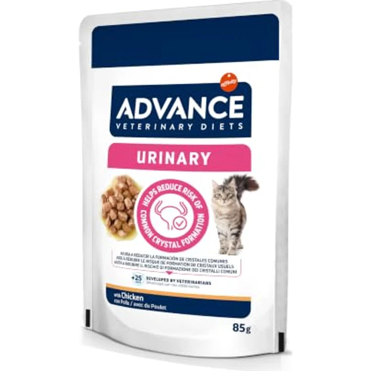 Affinity Advance Veterinary Diets Urinary, Katzenfutter-Multipack für Diät-Alleinfuttermittel, Unterstützung bei Struvitsteinen & Harnwegserkrankungen, 12 x 85 g – Bild 2