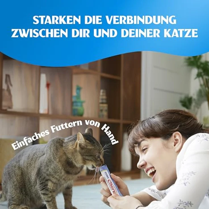 INABA Churu Katzenleckerlies, Variety Box mit Huhn, Getreidefrei, Zuckerfrei, Kalorienarm, 100% natürliches Fleisch, 50 x 14 g – Bild 4