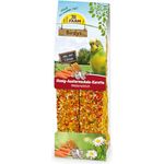 JR Farm Birdys WEL Honig-Austernschale-Karotte, gesunder Vogelsnack mit Kletterfunktion, 130 g