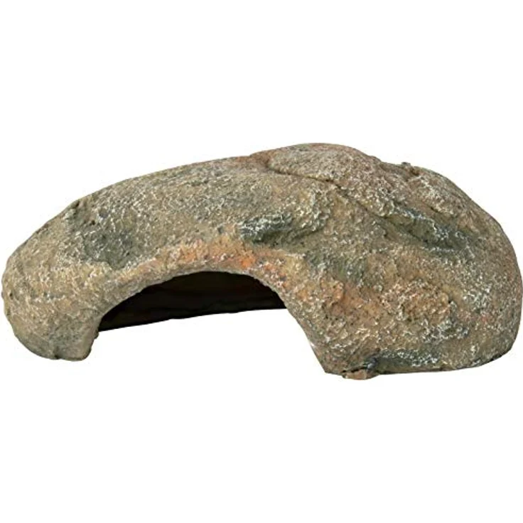 Trixie 76190 Reptilienhöhle aus Polyesterharz, 17 × 7 × 10 cm, natürliche Steppenfels-Dekoration, leicht zu reinigen – Bild 1