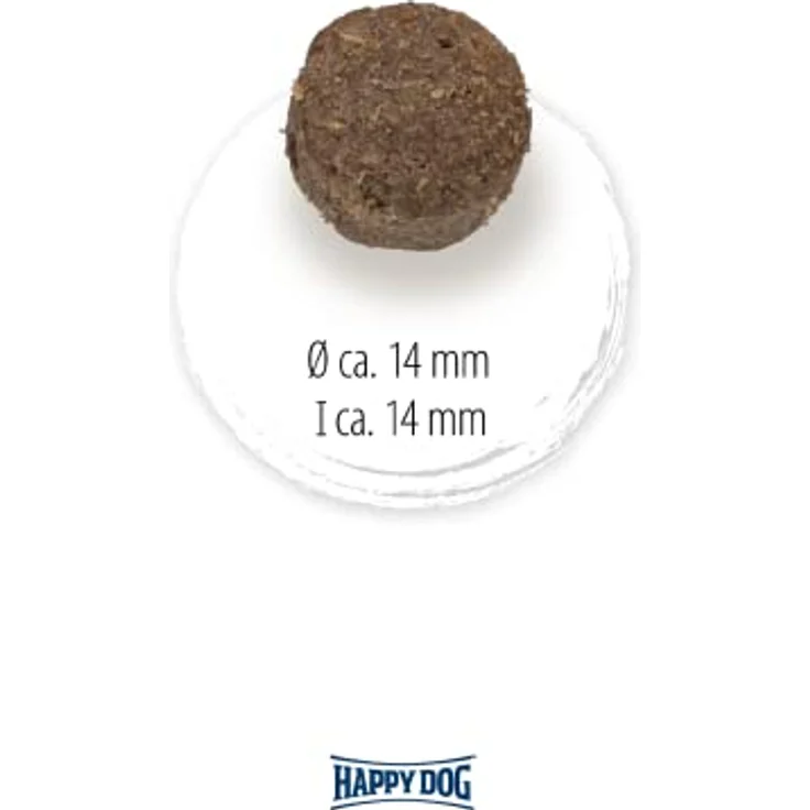 Happy Dog NaturCroq Rind & Reis, Trockenfutter mit heimischen Kräutern für ausgewachsene Hunde, 15 kg – Bild 5