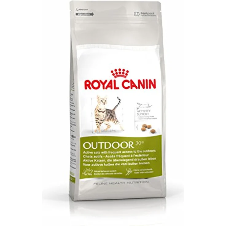 Royal Canin Outdoor Katzenfutter, 10 kg, energiereiche Nahrung für aktive Katzen mit Unterstützung der Immunabwehr und Darmgesundheit – Bild 1