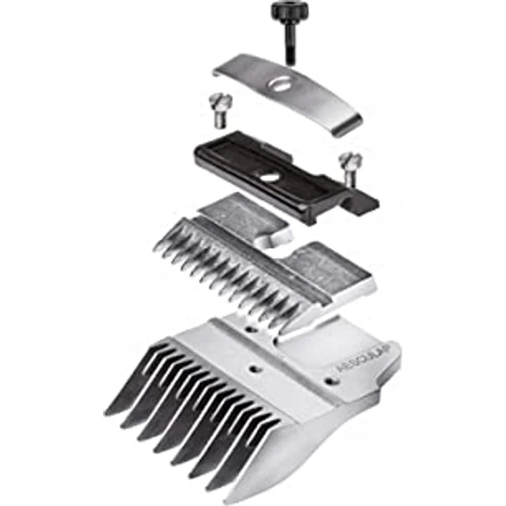Kerbl GT748 Aesculap Favorita Scherköpfe, Grob Gezahnt für Hunde, 3mm Schnittlänge, 40mm Breite, 100 Stück – Bild 3
