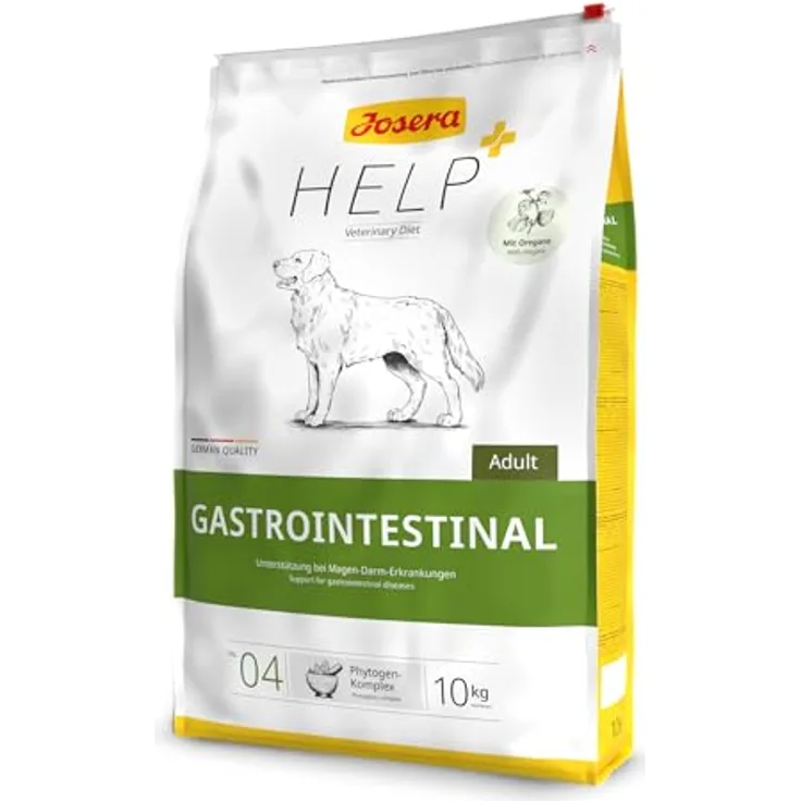Josera Help Gastrointestinal Hund, glutenfreies Trockenfutter für eine unterstützende Verdauung, 10kg