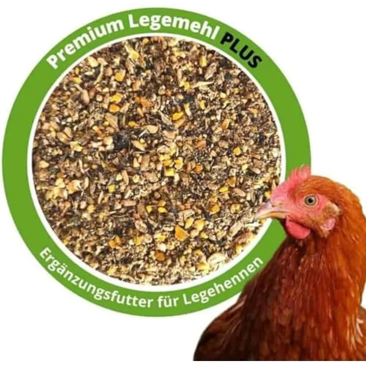 KLASEBO 25 kg Premium Hühnerfutter und Kükenfutter, Legemehl Plus mit Oregano - GVO-frei, nährstoffreich für Hühner, Gänse, Enten – Bild 1