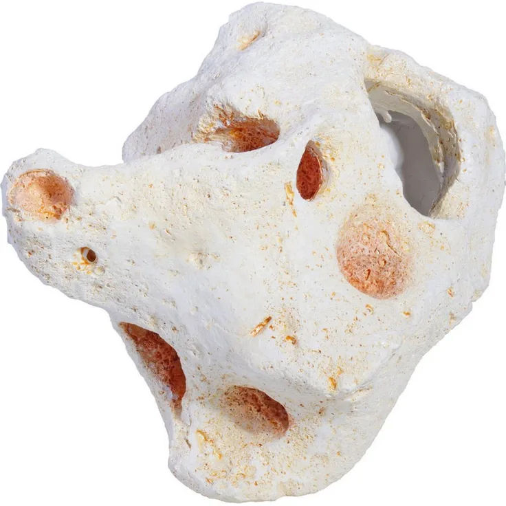 HOBBY Aquariendeko Cavity Rock 4, natürliche Dekoration für Aquarium und Terrarium, 15,5 x 9,5 x 8 cm, wasserneutral und langlebig