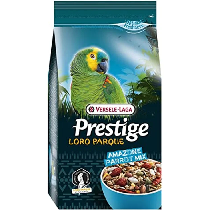 Versele Laga Prestige Loro Parque Amazone Papagei Mix, 1 kg, angereicherte Samenmischung mit Vitaminen und Mineralien für südamerikanische Papageien – Bild 2