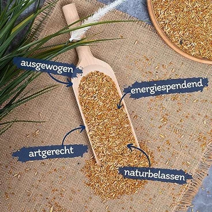 Lyra Pet® Wellensittichfutter 10 kg, Alleinfutter für Ziervögel, nährstoffreich & artgerecht, Energiespender für Wellensittiche – Bild 2