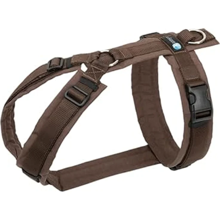 annyx Brustgeschirr Fun, braun/braun (XL), individuell einstellbar, mit vollunterlegter Polsterung und ergonomischem Aufbau – Bild 1