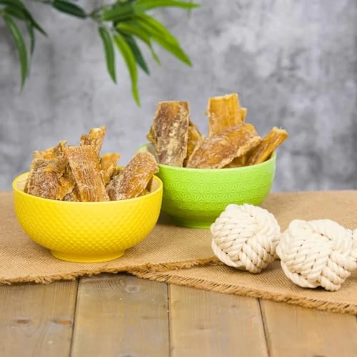 Lyra Pet® Rindernackensehnen, 5 kg Trockenkausnack für Hunde, naturbelassen und zahnreinigend, proteinreiche Belohnung – Bild 5