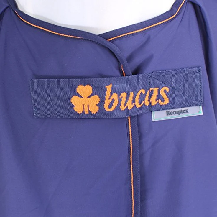 Bucas Recuptex Therapiedecke, Rückenlänge 155 cm, navy/orange – Bild 3