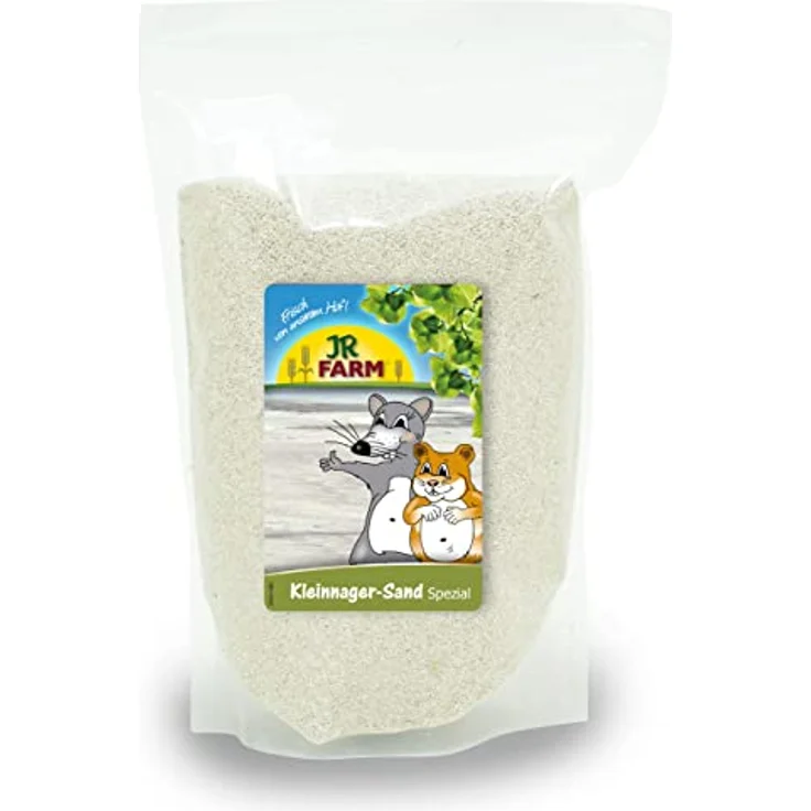 JR FARM Kleinnager-Sand Spezial 350g, sanfter Pflege-Sand mit sepiahaltigem Inhalt, Made in Germany – Bild 3