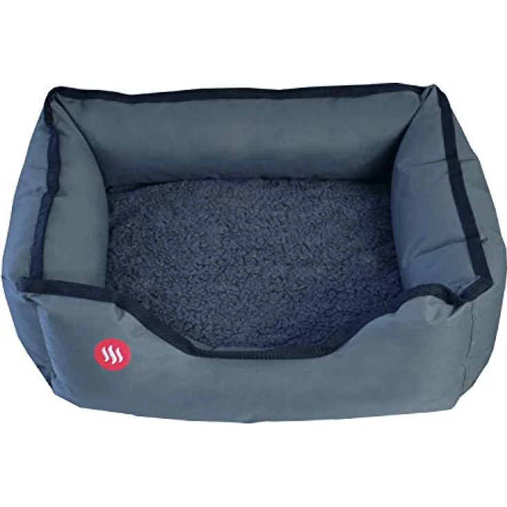 Glovii Beheiztes Haustierbett für Hunde und Katzen, Dunkelgrau 60 x 50 cm, mit Kohlenstofffaser-Heizelement und zwei Temperatursensoren – Bild 3