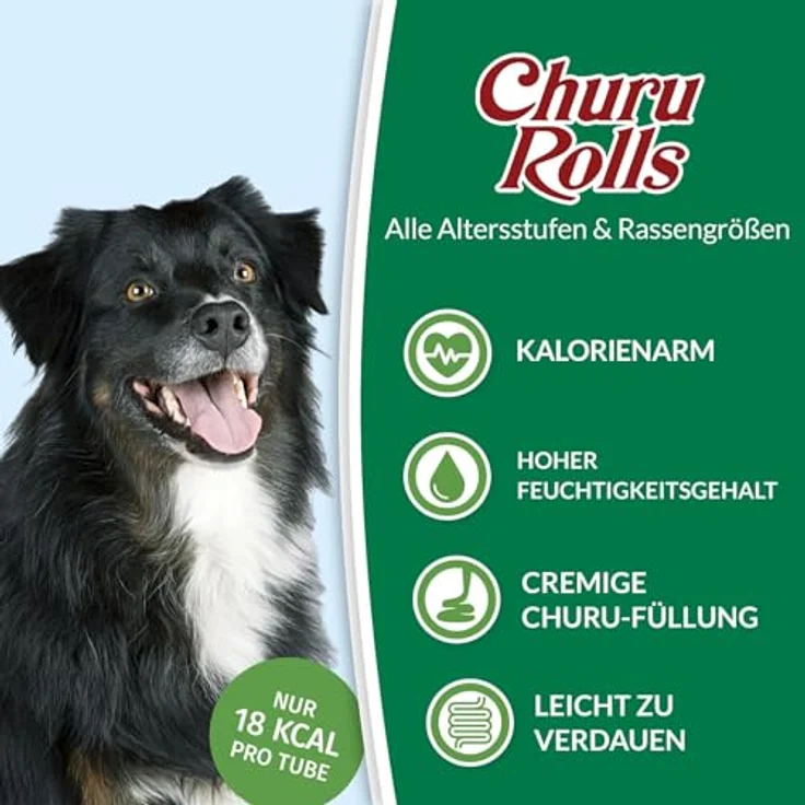 INABA Churu Rolls mit echtem Fleisch, Variety Box, Hundeleckerli ohne Getreide, ohne Zucker, 240 g (1er Pack) – Bild 3