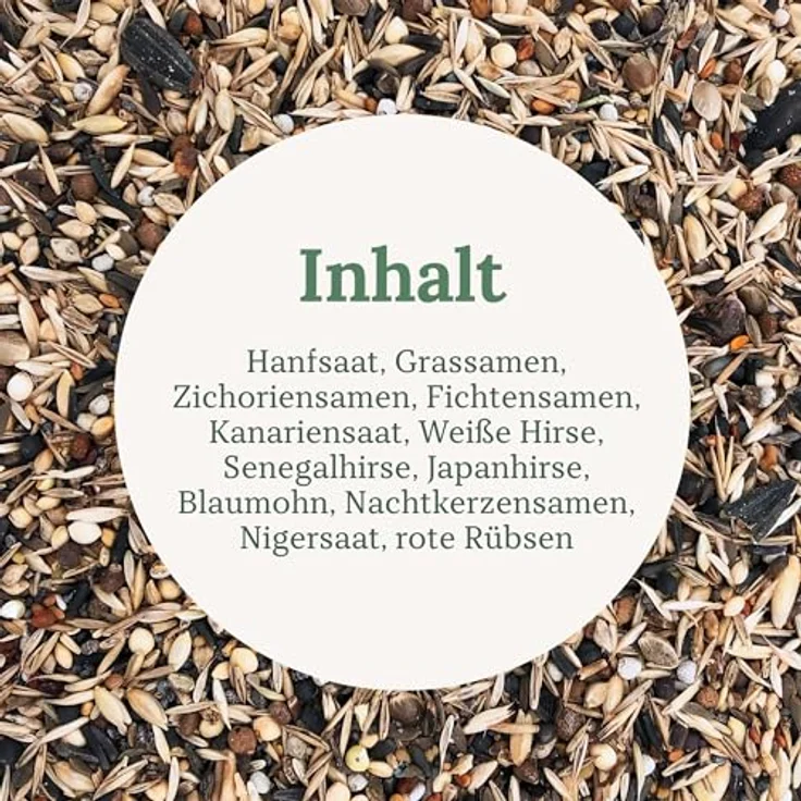 Orni Stieglitz Super Wildvogelfutter 5kg – Premium Saatenmischung mit Glanz, Negersaat & Wildsamen für Stieglitze & Waldvögel, artgerechte Ernährung – Bild 4