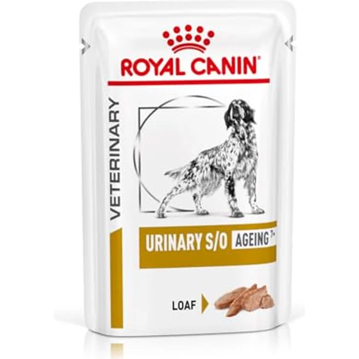 Royal Canin Veterinary Urinary S/O Ageing 7+, Hundefutter für gesunde Harngesundheit, 12x85g – Bild 1