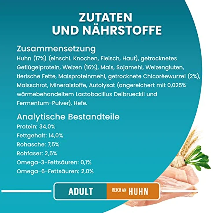 PURINA ONE BIFENSIS Adult Katzenfutter trocken, reich an Huhn & Vollkorn-Getreide, 1er Pack (5,7kg), für gesunde Haut und glänzendes Fell – Bild 5