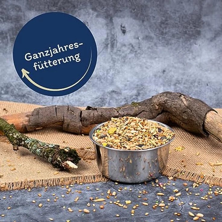 Lyra Pet® Nymphensittichfutter 25 kg | Alleinfutter für Großsittiche | Artgerechte, natürlich Zutaten, energiereich und abwechslungsreich – Bild 3