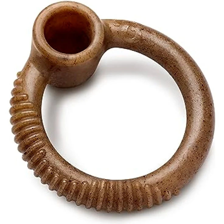 Benebone Ring, unzerstörbares Kauspielzeug für aggressive Kauer, echter Speckgeschmack, ideal für große Hunde bis 100 Pfund – Bild 1