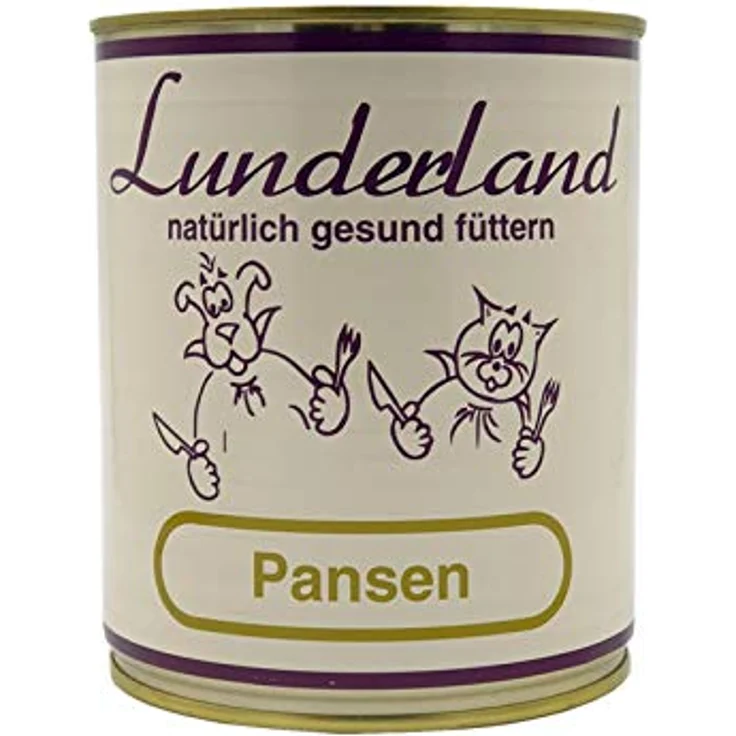 Lunderland Pansen 2X 800g Dosen, 100% Rinderpansen, Nassfutter für Hunde, Einzelfuttermittel, geruchsintensiv – Bild 2