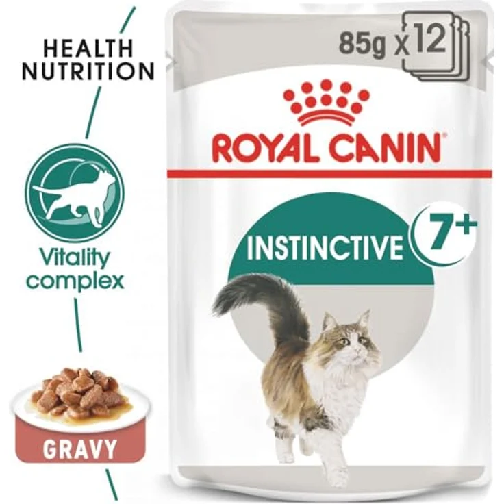 Royal Canin Feline Instinctive +7, Katzen-Nassfutter, 12 x 85 g, ausgewogene Ernährung für ältere Katzen – Bild 2