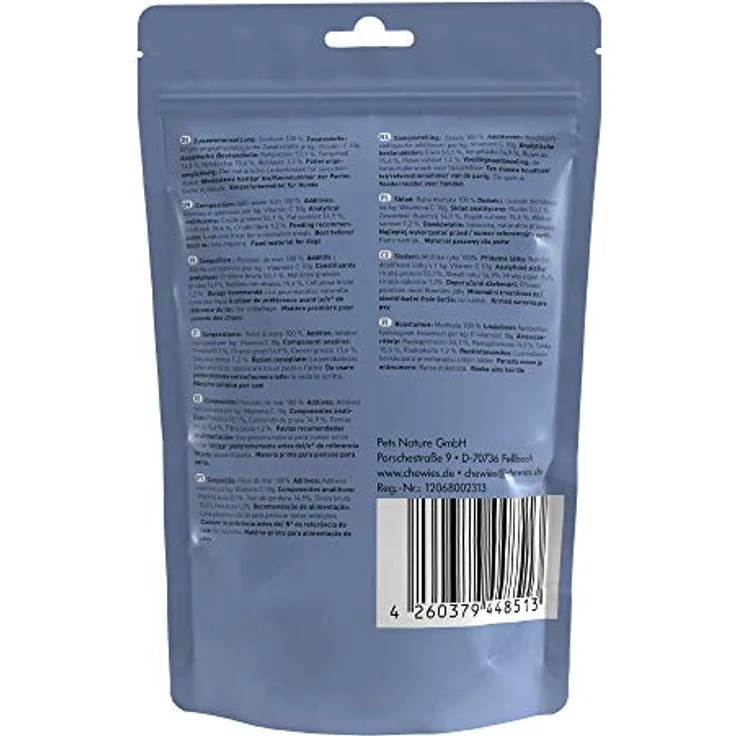 Chewies Fleischstreifen MAXI, Hundeleckerli aus 100% Entenfleisch, 150 g, luftgetrocknete Kaustreifen, zuckerfrei & getreidefrei, hergestellt in Deutschland – Bild 2