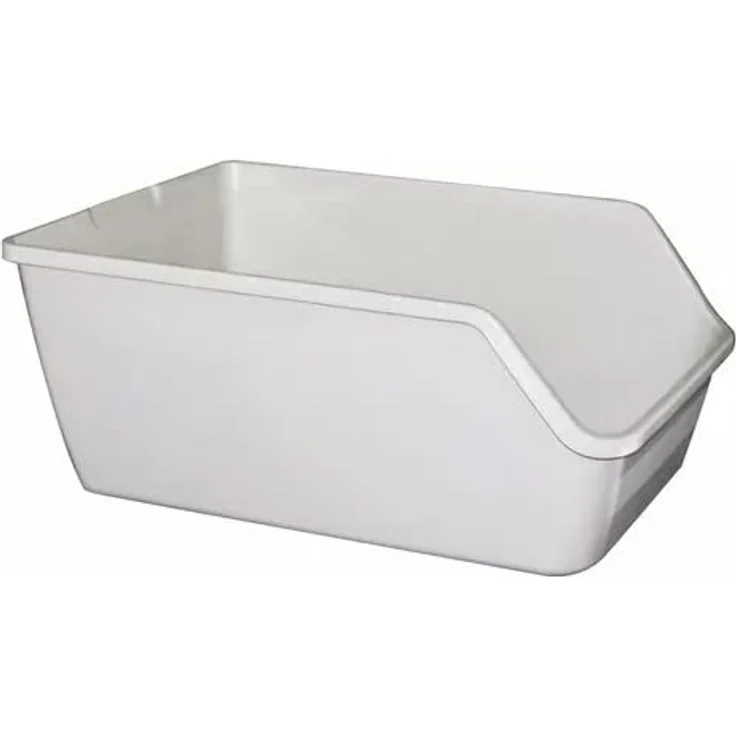 Pawise Katzentoilette High-back Litter pan 47x38x21cm, hoher Rand gegen Streuverschmutzungen, assortierte Farben – Bild 3