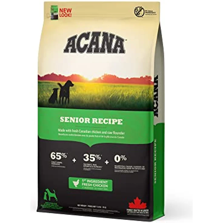ACANA Senior Dog, getreidefreies Hunde-Trockenfutter mit frischen Zutaten, 11.4 kg – Bild 3