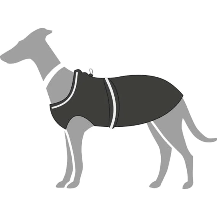 Hunter Hunde-Regenmantel Uppsala Rain schwarz 35 cm – Bild 9