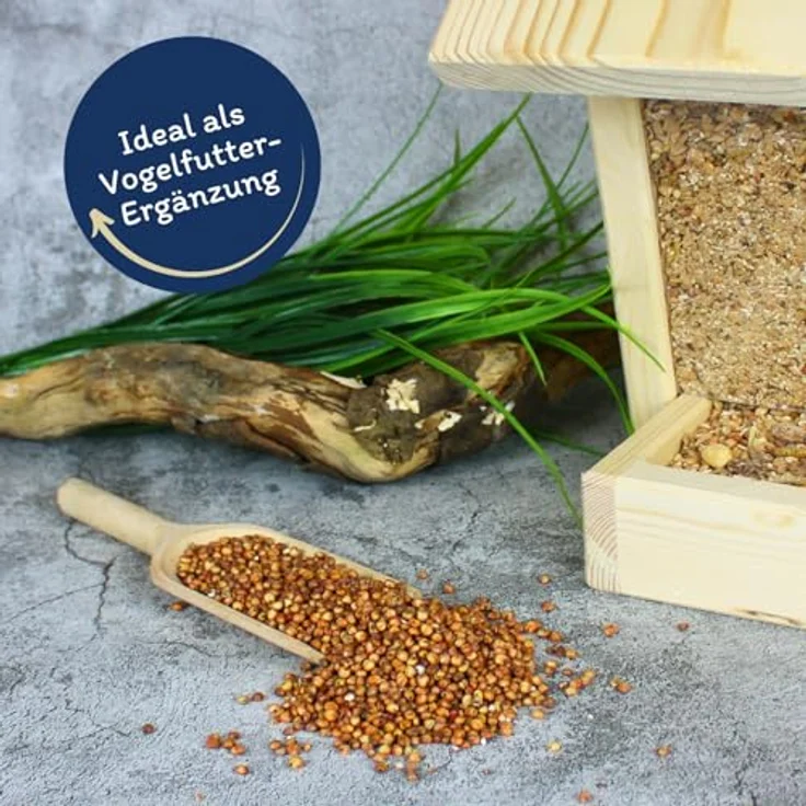 Lyra Pet® 10 kg Milo Sorghum Hirse | Nährstoffreiches Ergänzungsfutter für Vögel und Kleinnager | Reich an Kohlenhydraten und Vitaminen – Bild 3