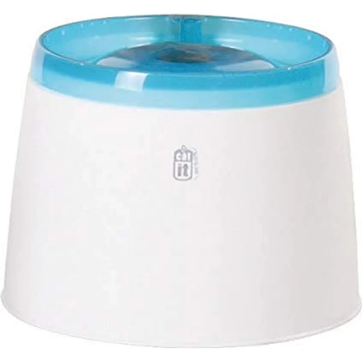 Catit Fresh+Clear Trinkbrunnen 2L, fließendes Wasser für Katzen und kleine Hunde, blau-weiß – Bild 2