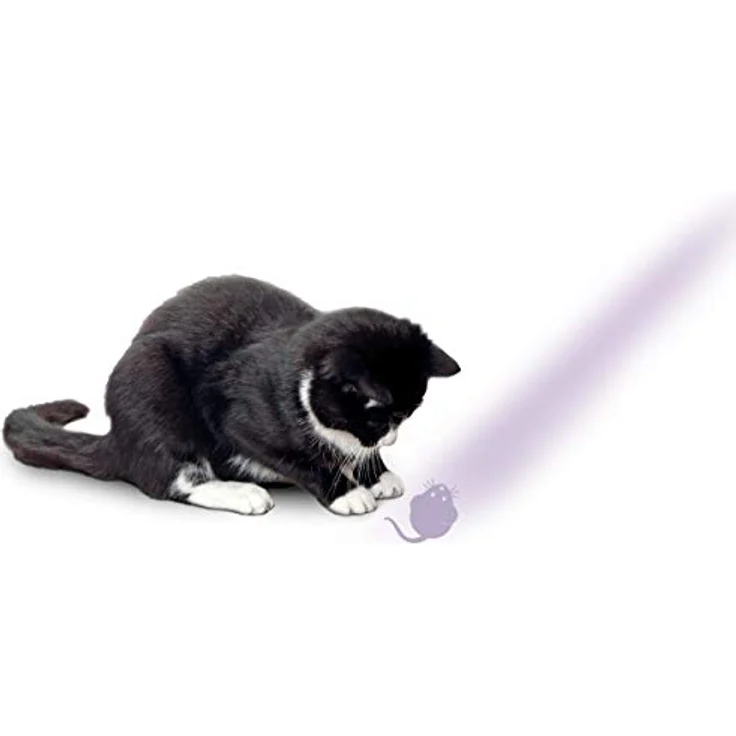 Karlie Tier-Beschäftigungsspielzeug LED-Pointer mit Maus-Motiv, interaktives Spielzeug für Katzen und Hunde – Bild 3