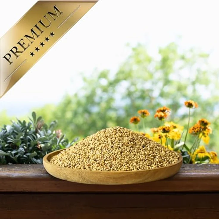 Lyra Pet® Dari weiß 20 kg, Ergänzungsfutter für Wildvögel & Kleinnager, reich an Kohlenhydraten & Ballaststoffen, nährstoffreiches ganzjähriges Vogelfutter aus Sorghum-Hirse – Bild 5