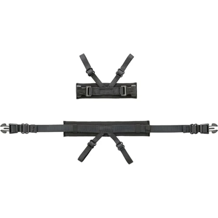 TRIXIE Panik-Adapter Stay für Geschirre, L–XL: 59–92 cm/25 mm, schwarz, mit Neopren-Polsterung und stufenloser Verstellbarkeit – Bild 4