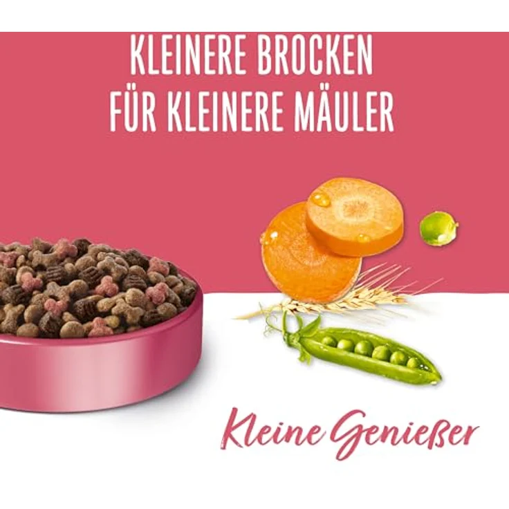 Beneful Kleine Genießer Hundefutter trocken für kleine Rassen, mit Rind und Gartengemüse, 6er Pack (6 x 1,4kg), gesundes Futter mit weichen Brocken und Omega-Fettsäuren – Bild 4