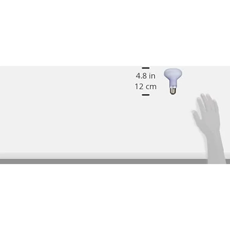 Exo Terra Tageslichtlampe mit Sonnenstrahl, Breitspektrum-Spot für Terrarien, 100 W, Weiß – Bild 5