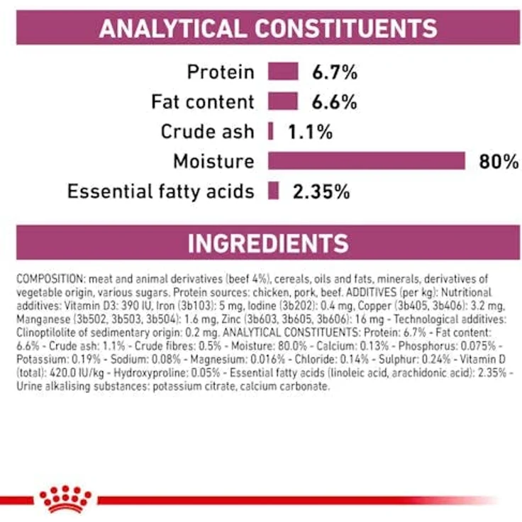 Royal Canin Veterinary RENAL, Katzenfutter mit Rind, 12x85g, zur Unterstützung der Nierenfunktion – Bild 8