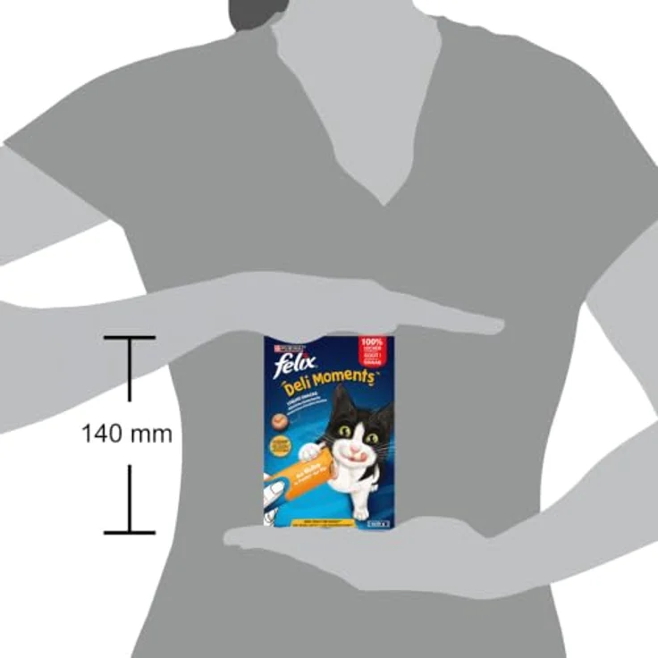 Felix Deli Moments, Katzensnack mit cremiger Textur und Huhngeschmack, 4 x 10 g – Bild 5