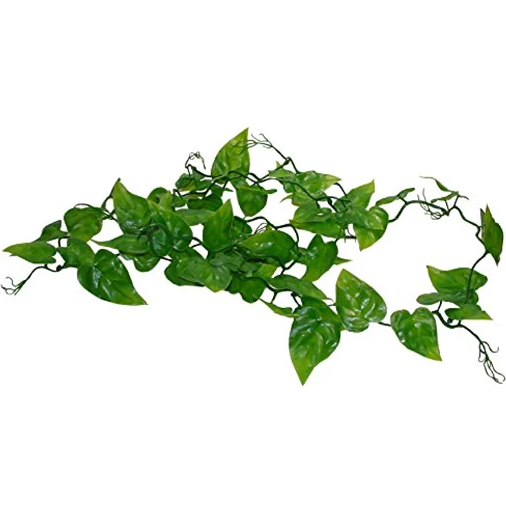 Lucky Reptile Rankenpflanze Philodendron, Kunststoff-Dekoration für Terrarien, 200 cm, Sichtschutz und Versteckmöglichkeiten