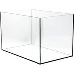 VIALIA Aquarium 12 Liter, Glasbecken 30x20x20 cm, stoßfest verklebt, diamantgeschliffene Kanten, kratzfestes Floatglas, ideal für Süß- & Salzwasser, für Fische, Garnelen & Wasserpflanzen