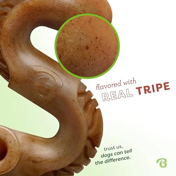 Benebone Tripe Bone, Langlebiges Hunde-Kauspielzeug für aggressive Kauer, echtes Rindfleisch, riesig – Bild 2